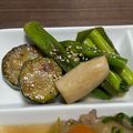 ＊＊天然水＊＊'s cooksnap of when they made めんつゆで簡単！絶品♪夏野菜の焼き浸し.