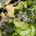 なーなちゃん's cooksnap of when they made きゅうりとわかめのナムル.