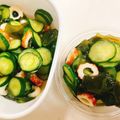 あんまかろん☆'s cooksnap of when they made ☆きゅうりとわかめの酢の物☆.