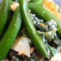 monjimari's cooksnap of when they made ほうれん草と卵のサラダ.