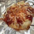 moou0610's cooksnap of when they made フライパンで超簡単！美味しい☆おもちピザ.