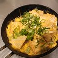 アクセル☆'s cooksnap of when they made すき焼きのたれで＊厚揚げ卵とじ.