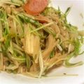 すずゆー's cooksnap of when they made 水菜、えのき、ベーコンのバターソテー.