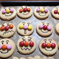 しむあきにゃ's cooksnap of when they made チョコペンで簡単アンパンマンクッキー♪.