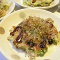 おから星人's cooksnap of when they made おから＆長芋＆チーズ＆野菜のお好み焼き.