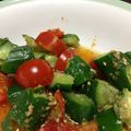 とろちゃん0924's cooksnap of when they made きゅうりとプチトマトの♪ごま風味サラダ.