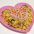 KIKISUKE's cooksnap of when they made バレンタインのちらし寿司.