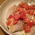 ととろ's cooksnap of when they made 豚肉のしそチーズ焼き☆トマトソース.