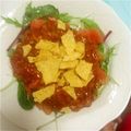 いちご宇治金時's cooksnap of when they made ミートソースでタコライス.