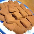 UKSKY's cooksnap of when they made 簡単絶品牛乳でなんちゃって生チョコ.