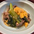 えびしお＠修行中's cooksnap of when they made 台湾料理★青梗菜牛肉玉子のとろとろ炒め.