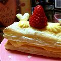 れいなさま's cooksnap of when they made ◆簡単絶品！イチゴのミルフィーユ◆.