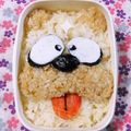 シャンプーハット's cooksnap of when they made ＜忍者ハットリ君＞しし丸　　＊キャラ弁＊.