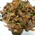 ruchi04's cooksnap of when they made 牛蒡と大根と肉の甘辛炒め.