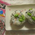 miyuki12's cooksnap of when they made ゆかり豆おにぎり.