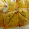 ☆まきぞう☆'s cooksnap of when they made 揚げずに餃子の皮でパンプキンパイ.