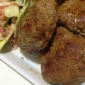 クッキングりな's cooksnap of when they made お弁当おかず☆我が家のミニハンバーグ.