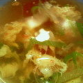 howaiku's cooksnap of when they made 生姜で元気♪生姜とトマトと卵のスープ.