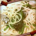あとと's cooksnap of when they made 牡蠣とホウレン草のクリームパスタ.