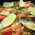 howaiku's cooksnap of when they made フライパンで簡単！海鮮パエリア.