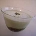 tomokoshiawase's cooksnap of when they made 優しい甘さ❤抹茶黒蜜豆乳あずきラテ❤.