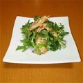 青000's cooksnap of when they made 春菊と鶏肉のサラダ♡ぽんマヨソース.