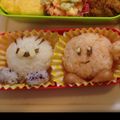 りょうママちゃん☆'s cooksnap of when they made 星のカービィとメタナイト★お弁当キャラ弁.