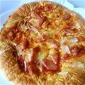 はやた☆'s cooksnap of when they made ホットケーキミックスで簡単ピザ☆.
