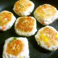 きくじん's cooksnap of when they made ✿マッシュポテトとはんぺんのお焼き✿.