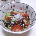 あいぽねっと's cooksnap of when they made 毎日食べたい！トマキュウもずくちゃん.