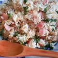 すくらんぷしゃす's cooksnap of when they made 定番♪パラパラレタスチャーハン.
