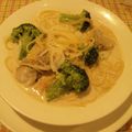 ryopprin's cooksnap of when they made 鶏肉ときのこのクリームパスタ.