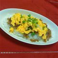 しぽリん's cooksnap of when they made お弁当にも♪カフェ飯風甘辛挽肉のせご飯.