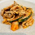 sorakaya's cooksnap of when they made 【簡単】☆かぼちゃと豚肉の甘辛炒め☆.