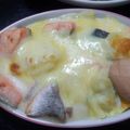 えみにゅん's cooksnap of when they made 簡単〜ポテトとサーモンのグラタン♡.
