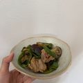 クック38LHKG☆'s cooksnap of when they made なすと鶏肉のぽん酢炒め.