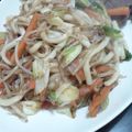 fuwamocos's cooksnap of when they made 一人ランチに♪ユズ胡椒焼きうどん.