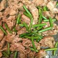 rena321's cooksnap of when they made 牛肉とにんにくの芽のガーリック醤油炒め♪.