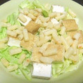 anjizi's cooksnap of when they made レンジで5分　キャベツと厚揚げのサラダ風.
