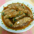 ＠みみっこ's cooksnap of when they made ✿とろ～り餡で♡豚肉のほうれん草巻き✿.