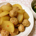 meruku2005's cooksnap of when they made 大根と鶏だんごの煮物.