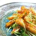 ネルリル's cooksnap of when they made プルーン薩摩揚げのごま油炒め★.
