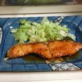 わんめぐ's cooksnap of when they made 生サーモンの照り焼き・新じゃが添え.