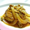 はるぴょん＆メイ＊'s cooksnap of when they made 煮込み豆腐ハンバーグ♪肉無しでもうまっ♪.