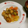 めぐぴ300's cooksnap of when they made 肉団子のヘルシー彩りあんかけ＊酢豚風＊.