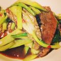 ecocooking's cooksnap of when they made 小松菜と牛肉の豆板醤いため.