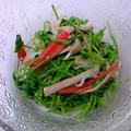 もこもこ７'s cooksnap of when they made 簡単！早ウマ♪豆苗とハムのマヨポン和え.