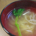 momosukekan's cooksnap of when they made ☆ちょっとおしゃれな三つ葉☆.