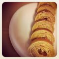 ちさコ's cooksnap of when they made ホットケーキミックスで丸いバウムクーヘン.