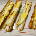 KAZUSAKURA's cooksnap of when they made ちくわのワサビマヨ焼きwith白ネギ♡.